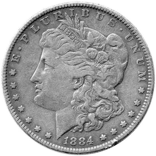 1894 Morgan Silver Dollar in F/VF Condition