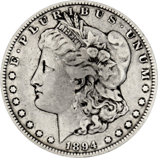 1894 Morgan Silver Dollar in G/VG Condition