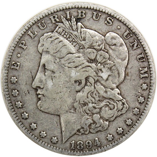1894 Morgan Silver Dollar VG/VF Condition