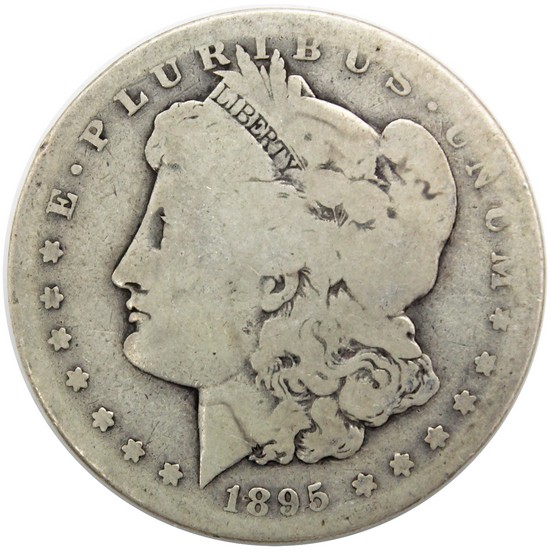 1895 S Morgan Silver Dollar VG/VF