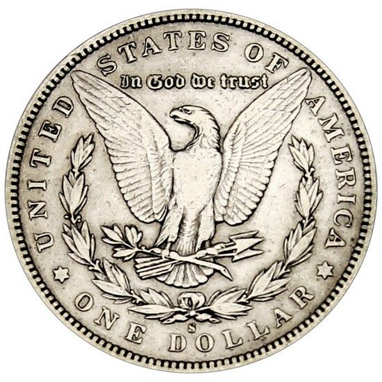 1896 S Morgan Silver Dollar VG/VF Condition