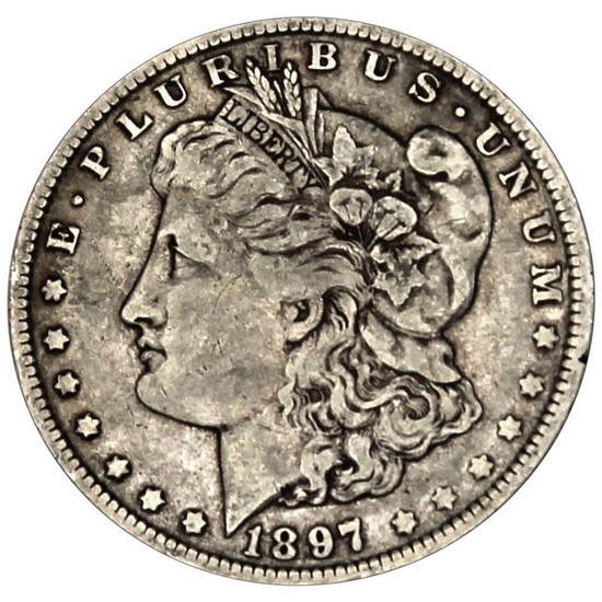 1897 O Morgan Silver Dollar XF/UNC Condition