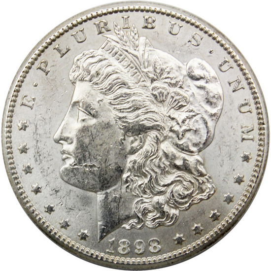 1898 S Morgan Silver Dollar BU Condition