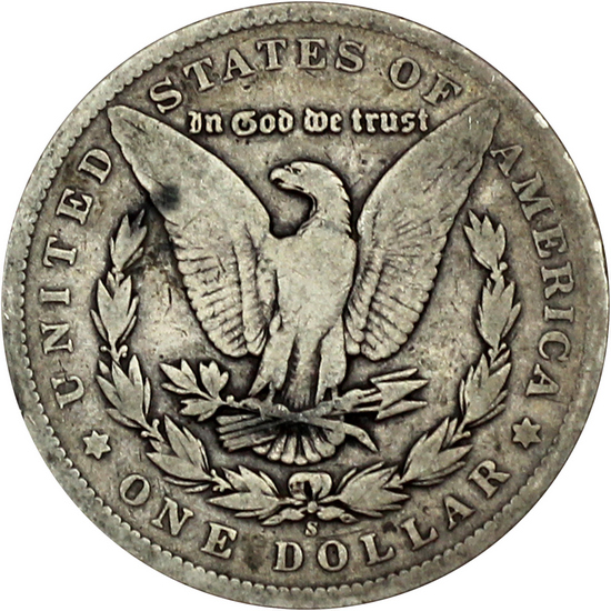 1899 S Morgan Silver Dollar VG/VF Condition 1899 S Morgan Silver Dollar VG/VF Condition