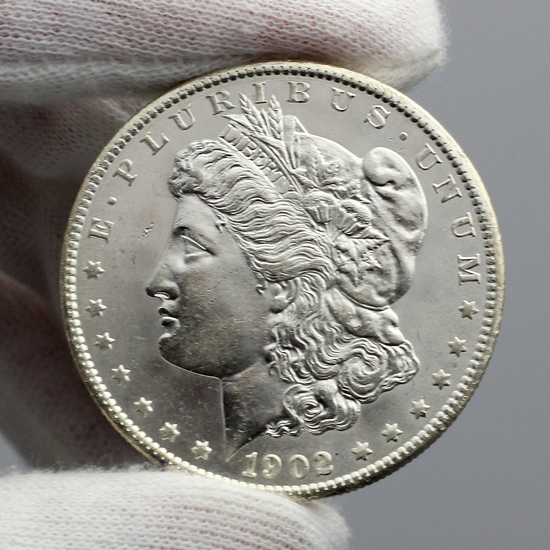 1902 O Morgan Silver Dollar BU Condition