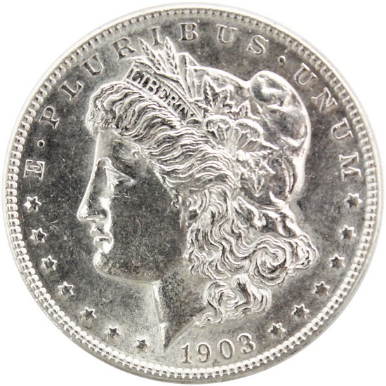 1903 Morgan Silver Dollar Extra Fine-Brilliant Uncirculated Condition