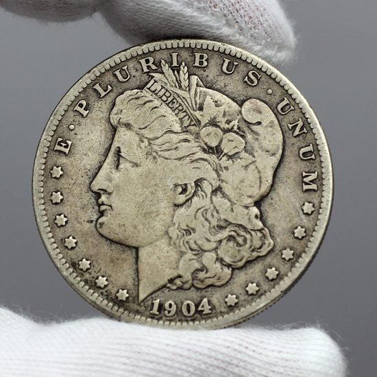 1904 S Morgan Silver Dollar VG/VF Condition