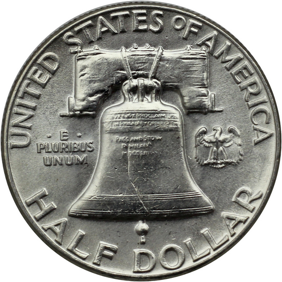 1950 Franklin Silver Half Dollar BU Condition 1950 Franklin Silver Half Dollar BU Condition