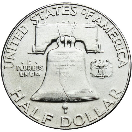 1956 Silver Franklin Half Dollar BU Condition 1956 Silver Franklin Half Dollar BU Condition