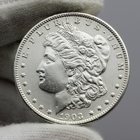 1903 Morgan Silver Dollar AU/BU Condition