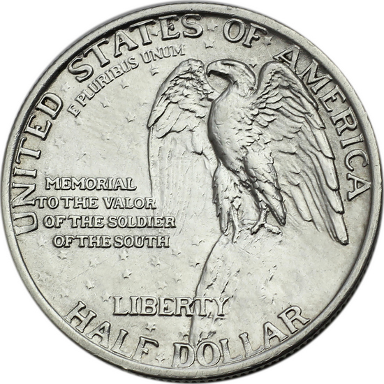 1925 Stone Mountain Memorial Half Dollar Silver XF/AU Condition in Cap & Box 1925 Stone Mountain Memorial Half Dollar Silver XF/AU Condition in Cap & Box