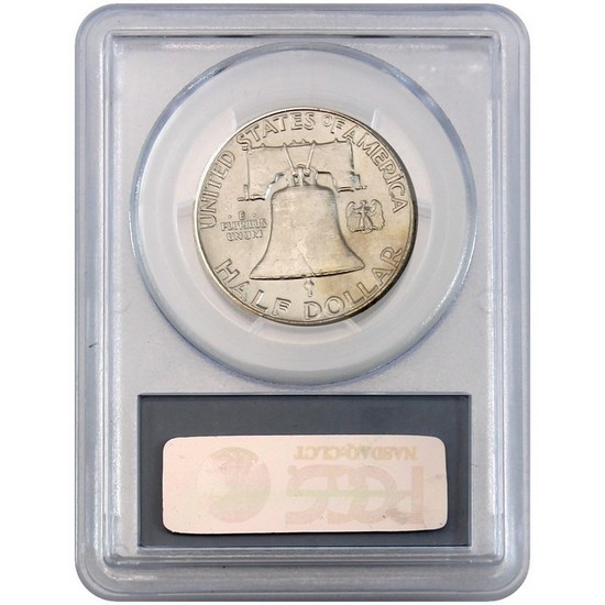 1955 Franklin Silver Half Dollar MS64 PCGS Blue Label
