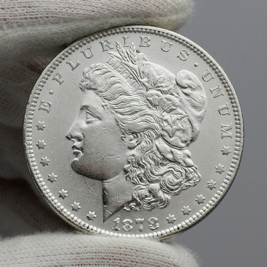 1878 7TF Morgan Silver Dollar AU/BU Condition