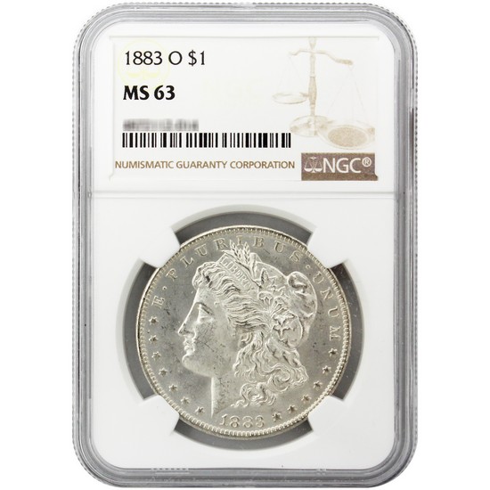 1883 O Morgan Silver Dollar MS63 NGC