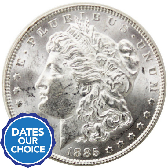 Pre-1921 Morgan Silver Dollar Date Our Choice BU Condition