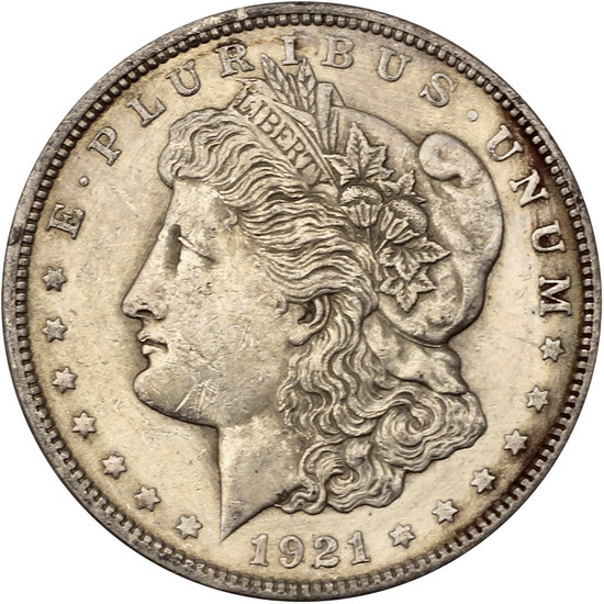 1921 Cull Silver Morgan Dollar Single