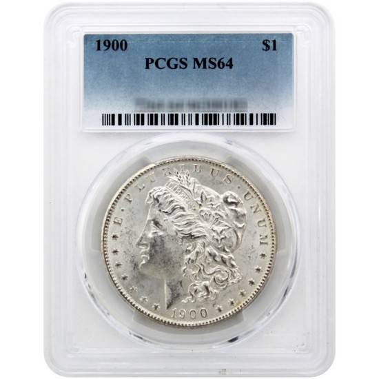 1900 Morgan Silver Dollar MS64 PCGS