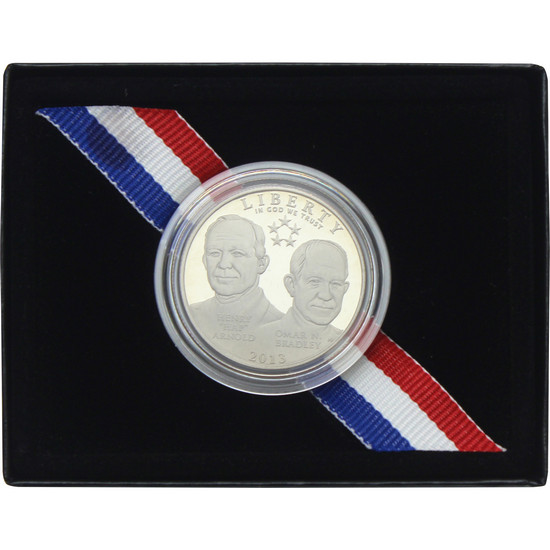 2013 S 5-Star Generals Marshall/Eisenhower Half Dollar PF Coin in OGP
