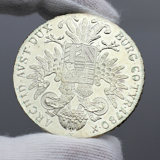 1780 Maria Theresa Silver Thaler Restrike Trade Coin 1780 Maria Theresa Silver Thaler Restrike Trade Coin