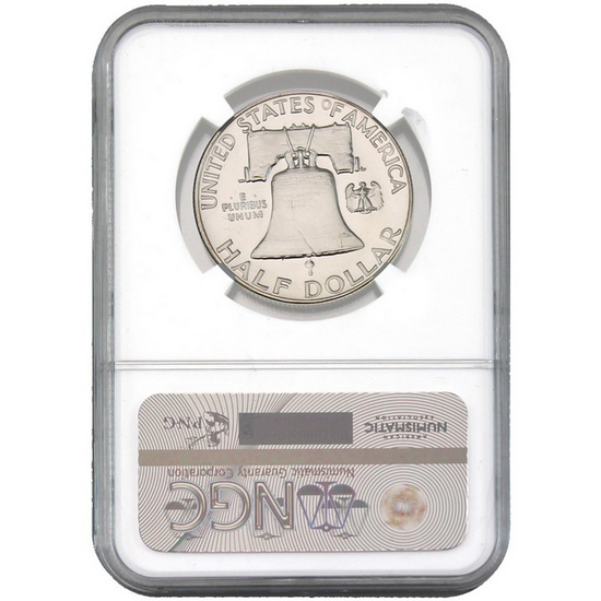 1955 Franklin Silver Half Dollar PF68 NGC Brown Label