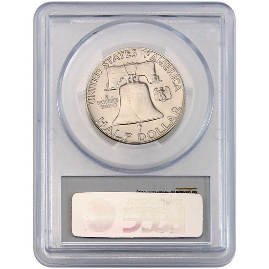 1960 Franklin Silver Half Dollar MS64 PCGS Blue Label