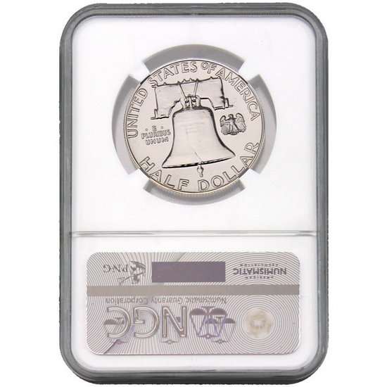 1957 Franklin Silver Half Dollar PF67 NGC Brown Label