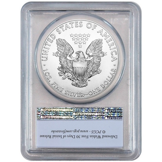 2017 Silver American Eagle MS69FS PCGS Flag Label