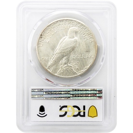 1926 Peace Silver Dollar MS62 PCGS Blue Label
