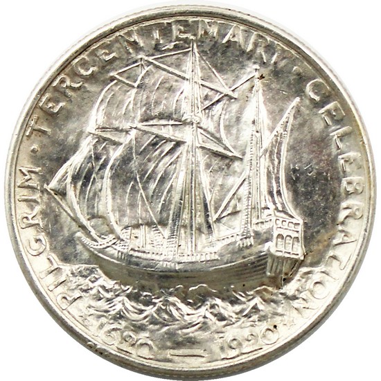 1920 Pilgrim Half Dollar Commemorative AU/BU Condition 1920 Pilgrim Half Dollar Commemorative AU/BU Condition