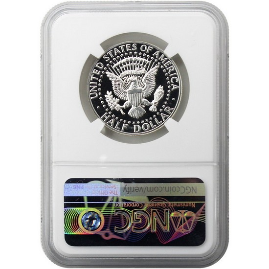 1964 Kennedy Half Dollar Accented Hair Silver PF67 NGC Brown Label