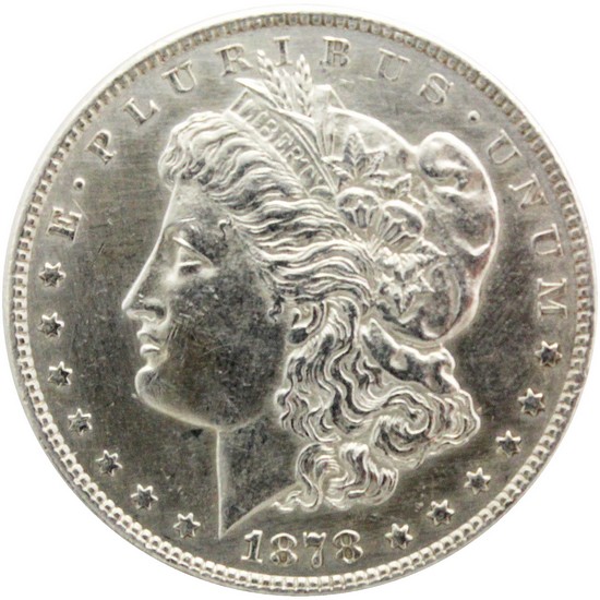 1878-P Morgan Silver Dollar in Extra Fine to Uncirculated Condition