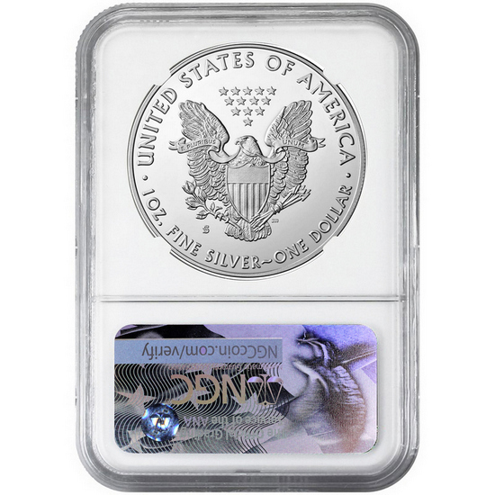2018 S Silver American Eagle Coin PF70 UC FDI NGC 1st Label 2018 S Silver American Eagle Coin PF70 UC FDI NGC 1st Label