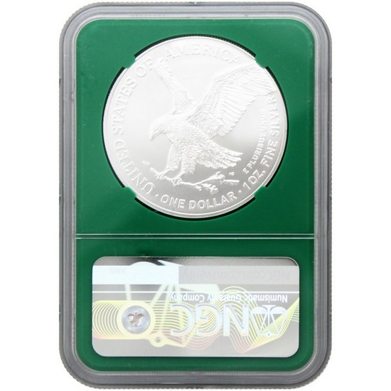 2025 Silver American Eagle Coin MS69 NGC Green Core 2025 Silver American Eagle Coin MS69 NGC Green Core