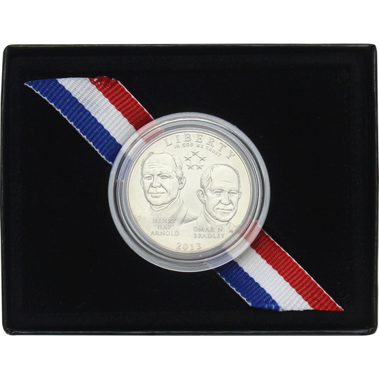 2013 D 5-Star Generals Marshall/Eisenhower Half Dollar BU Coin in OGP