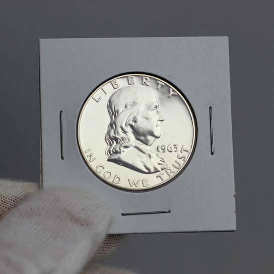 1963 Proof Silver Franklin Half Dollar