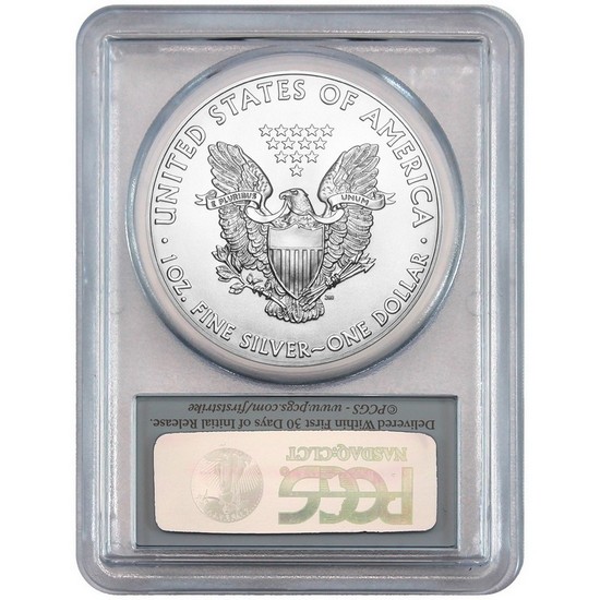 2016 Silver American Eagle MS69 FS PCGS Flag Label
