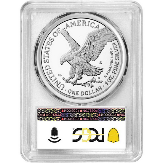 2024 S Silver American Eagle Coin PR70 DCAM PCGS Standard Blue Label 2024 S Silver American Eagle Coin PR70 DCAM PCGS Standard Blue Label