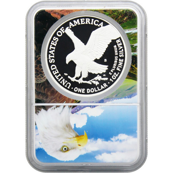 2024 S Silver American Eagle Coin PF70 UC ER NGC Eagle Core 2024 S Silver American Eagle Coin PF70 UC ER NGC Eagle Core
