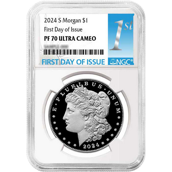 2024 S Morgan and Peace Silver Dollar Set PF70 UC FDI NGC 1st Label 2024 S Morgan and Peace Silver Dollar Set PF70 UC FDI NGC 1st Label
