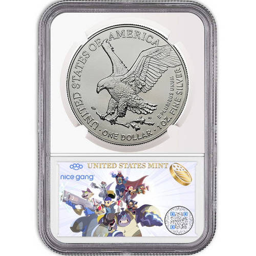 2024 (P) Star Privy Silver American Eagle Coin MS69 NGC 8th Era Label