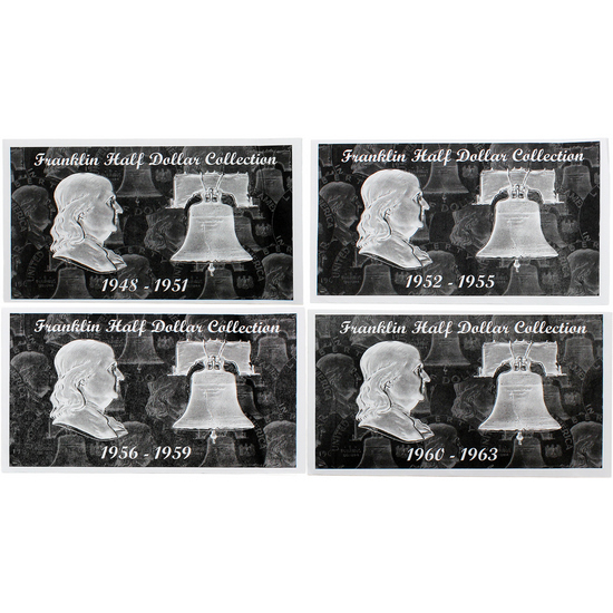 1948-1963 Franklin Half Dollar Date Sets in Envelopes