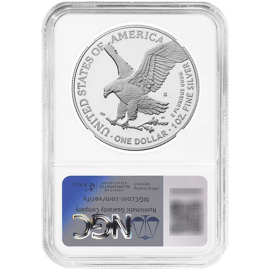 2025 S Silver American Eagle Coin PF69 UC ER NGC Blue Label 2025 S Silver American Eagle Coin PF69 UC ER NGC Blue Label