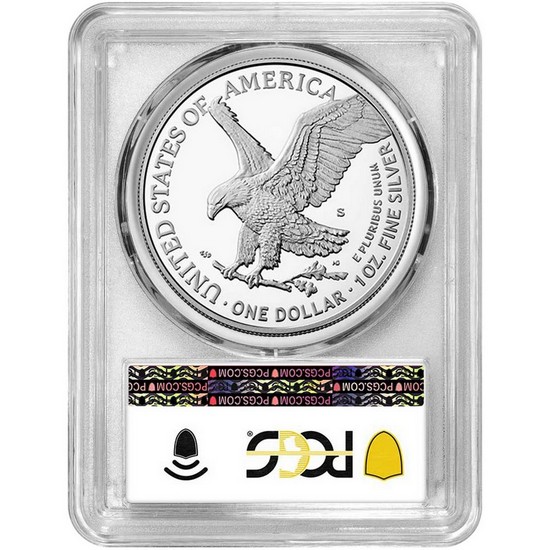 2025 S Silver American Eagle Coin PR70 DCAM PCGS Standard Blue Label 2025 S Silver American Eagle Coin PR70 DCAM PCGS Standard Blue Label