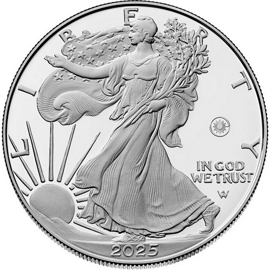 2025 W Silver American Eagle Laser Engraved Privy Coin in OGP 2025 W Silver American Eagle Laser Engraved Privy Coin in OGP