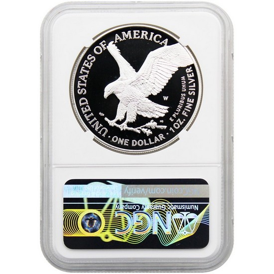 2025 W Silver American Eagle Laser Engraved Privy Coin PF69 UC NGC Blue label