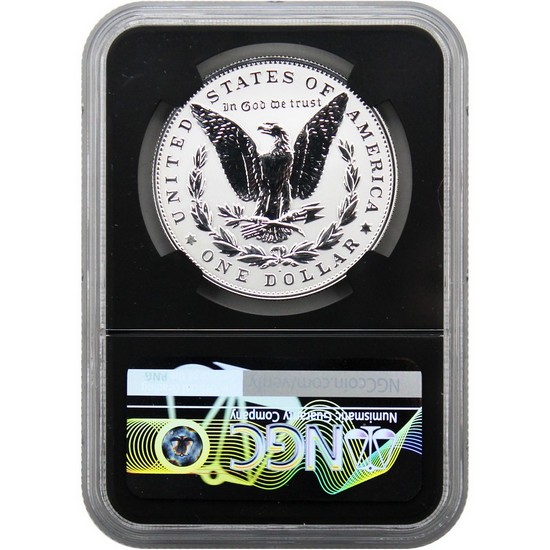 2025 S Morgan Silver Dollar Reverse PF69 Black Core NGC Morgan Flag Label
