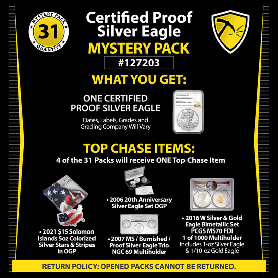 Certified Proof SAE Mystery Pack #127203
