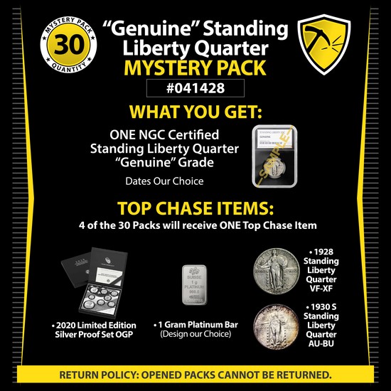 NGC Certified Genuine Coin Mystery Pack #278567