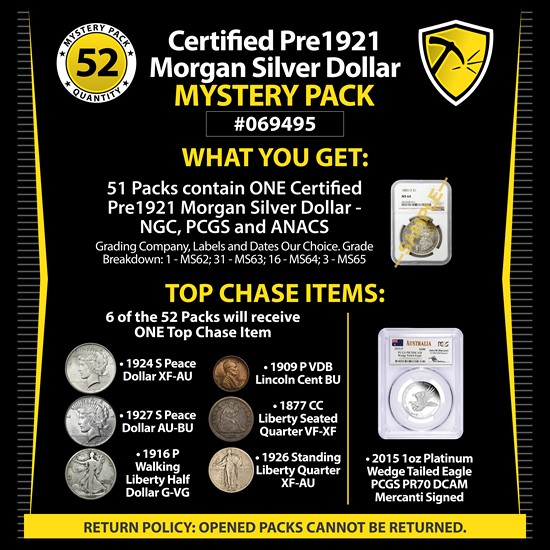 Vintage Morgan or Peace Dollar Mystery Pack #060276