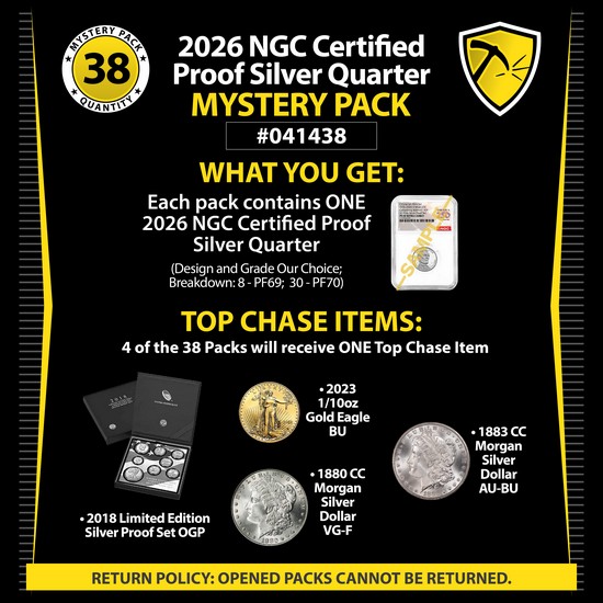 Barber Half Dollar NGC Certified Genuine Mystery Pack #050137